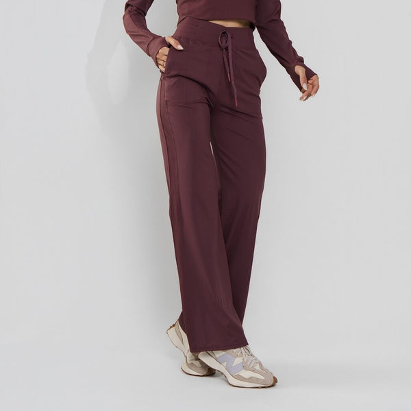 Calça Flair Fitness Premium Bolso Com Ziper Lilás LG2386