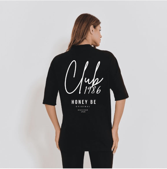 Blusa Fitness Preta Club 1986 BL604