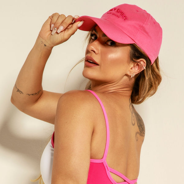 Boné Aba Curva Rosa Honey Sport BN015