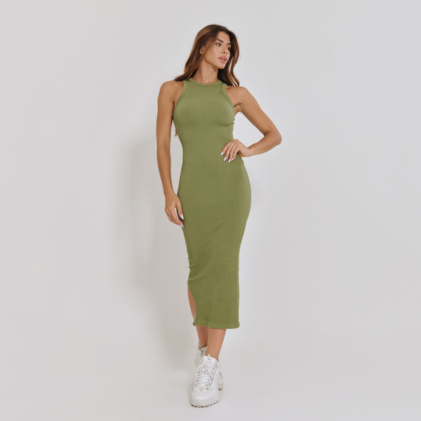 Vestido Sem Costura Nadador Verde VT104