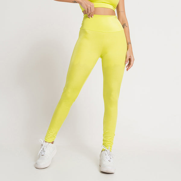 Legging Fitness Energy Básica Verde Neon LG2294