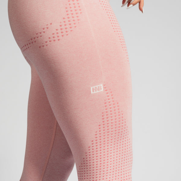 Legging Fitness Seamless Mescla Rosa LG2204