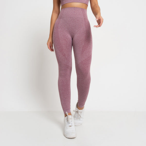 Legging Fitness Seamless Vinho Mescla LG2288