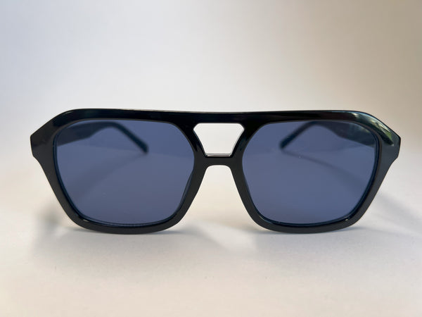 Óculos de Sol Aviador Acetato Preto OC023