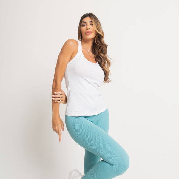Regata Fitness Branca Nadador Basic  RG132