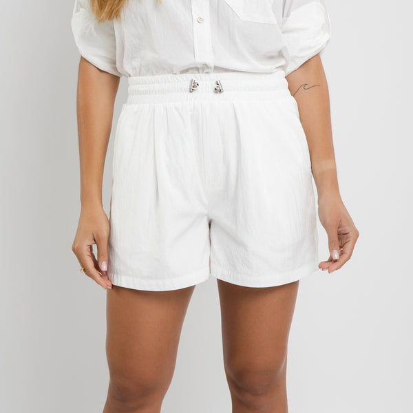 Short Feminino em Lioncel – Cintura Elástica e Corte de Alfaiataria Leve SH813