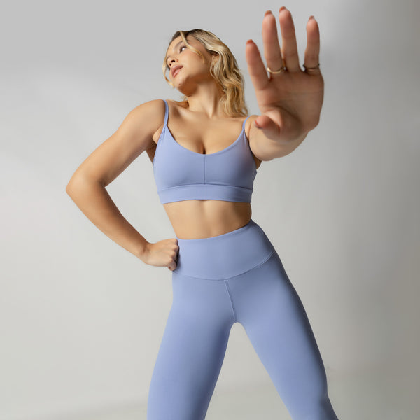 Top Fitness Lilás Decote V Lounge TP1598
