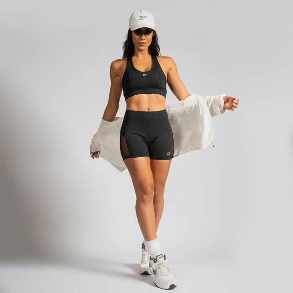 Top Fitness Preto Nadador Celebrity Tule TP1590