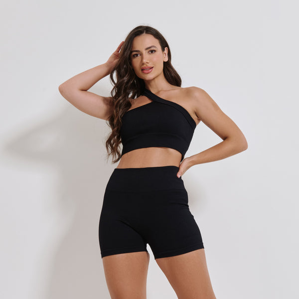 Short Fitness Sem Costura Preto SH785
